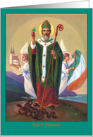 Saint Patrick And The Lucky Clover card