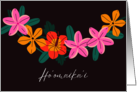 Ho’omaika’i Hawaiian Lei Congratulations Blank Inside card