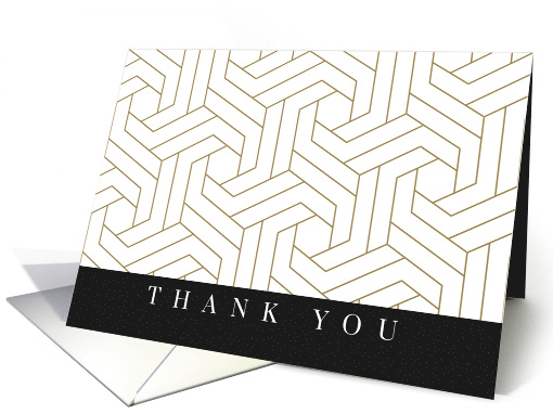 Modern Trendy Thank You Gratitude Blank Inside card (1922036)
