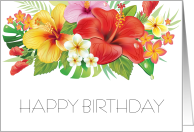 Happy Birthday Island Style
