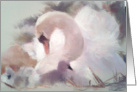 Motherhood Swan in Pastels card