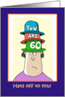 Hats Off To You- Funny Sixtieth Birthday Card