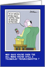 Technology Troubleshooter- Funny Birthday Card