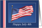 Happy July 4th - Happy Birthday USA card
