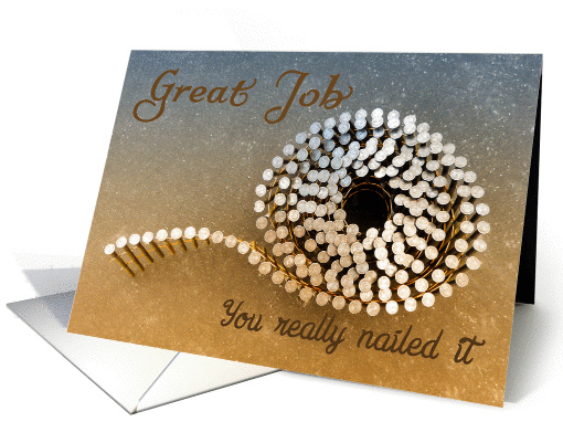 Great Job - You Really Nailed It card (1390930)