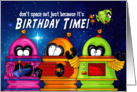 Don’t Space Out Birthday card