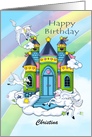 Winged Horse Castle card