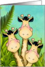 Happy Giraffes card