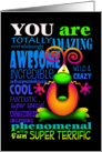 Shout it Out for Awesome You card