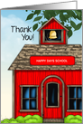 Thanks from the Little Red Schoolhouse card