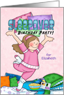 Jump for Joy and Let’s Have a Birthday Sleepover Party card