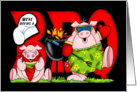 The Grill is Hot So Let’s Have a BBQ card