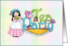 Tea Party Time is Happy Time card