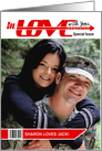 In Love Mock Magazine Cover Photo Card