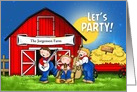 Harvest Fall Festival Party Barn Invitation card