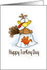 Thanksgiving Turkey Day Turkeys card