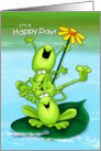 Happy Day Froglets card