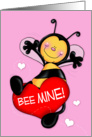 Bee Mine Bumblebee Valentine card