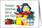 Best Christmas Gift Penguin card