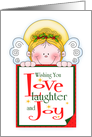 Holiday Messenger Angel card