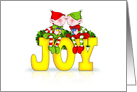 Elf Joy Holiday card