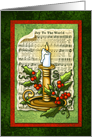 Candlelit Christmas Joy card