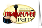 Makeover Party Invitation card