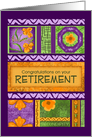Retirement Patchwork card