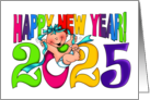 2023 Happy New Year Baby Missing You card