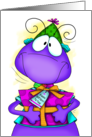 Birthday Partying Bug card