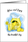 Lemonade Happy Day Wishes card