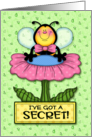 Secret Pal Garden Bee card
