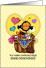 Extraordinary Happy Day Bee card