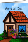 Get Well Cottage Flowers Mouse card