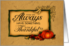 Always Thankful for Fall Harvest card