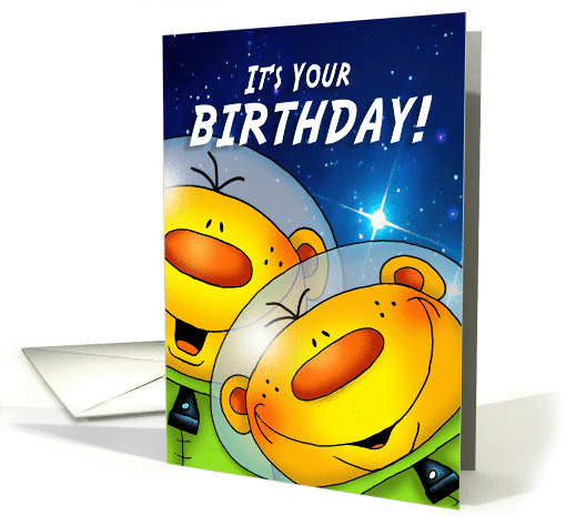 Outer Spaced Birthday card (1386964)