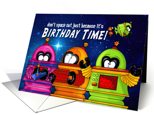 Don't Space Out Birthday card (1387114)