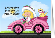 Girl on the Move card