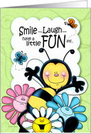 Happy as can Bee card