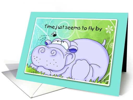 Time Flies card (1387390)