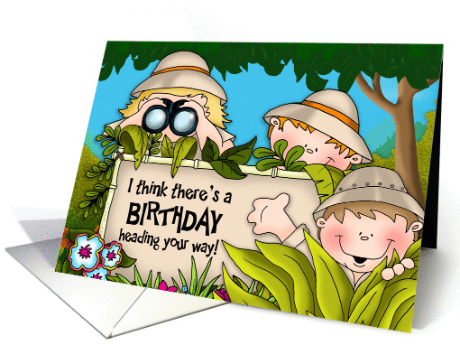 Birthday Safari card (1387616)