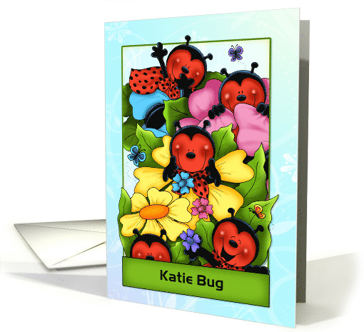 Birthday Ladybugs are on the Loose! card (1387622)