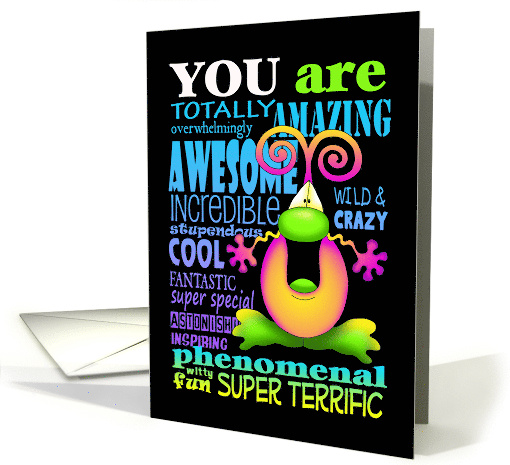 Shout it Out for Awesome You card (1387626)