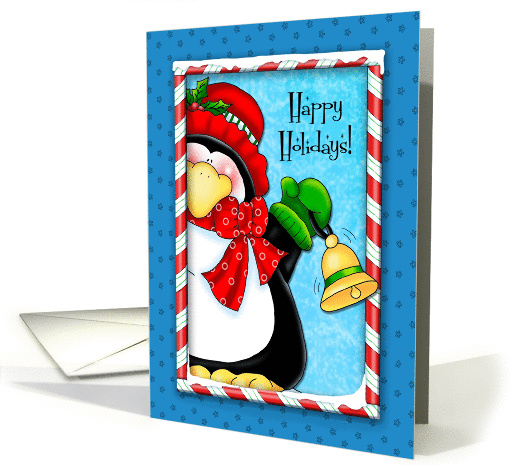 Ring in the Season with a Holiday Penguin card (1388326)