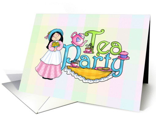 Tea Party Time is Happy Time card (1388530)