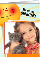 My Ray of Sunshine Friend Photo Card