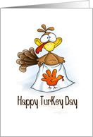 Thanksgiving Turkey Day Turkeys card
