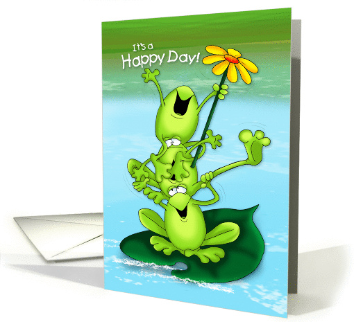 Happy Day Froglets card (1399116)