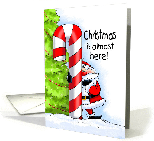 Almost Christmas Santa Greeting card (1404282)