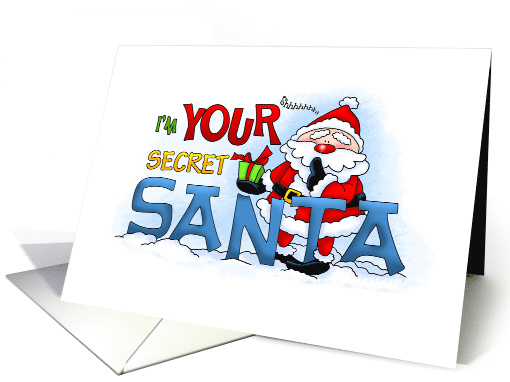 Shhh! Teasing Secret Santa Greeting card (1404328)
